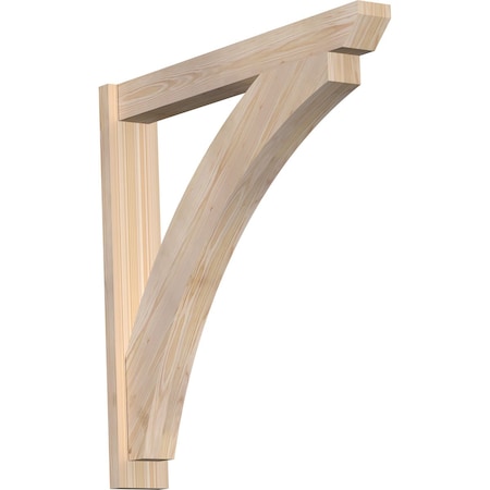 Ekena Millwork Thorton Slat Smooth Outlooker, Douglas Fir, 5 1/2"W x 38"D x 38"H OUT06X38X38THR06SDF